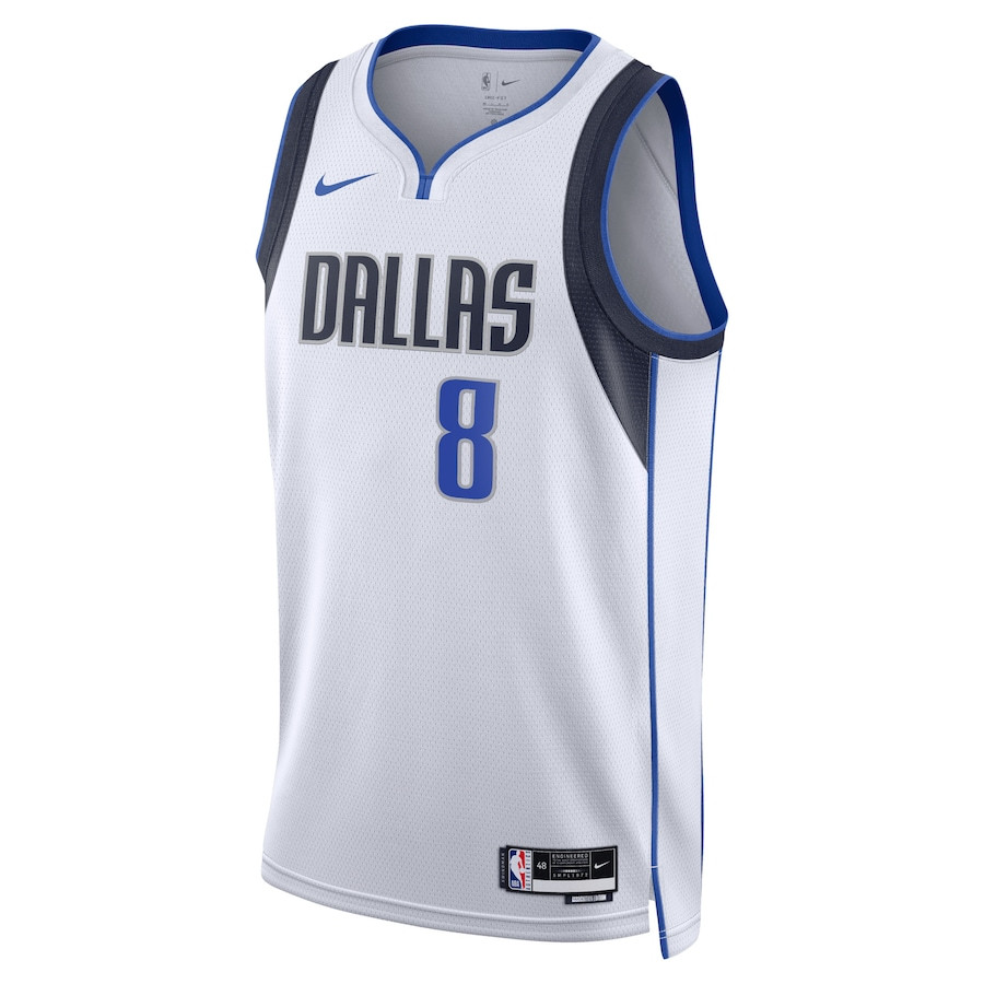 Josh Green 8 Dallas Mavericks Unisex Swingman Jersey Association Edition White - Gohipanda - Image 2