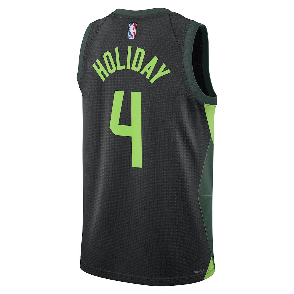 Jrue Holiday 4 Boston Celtics Unisex 2024/25 Swingman City Edition Jersey Black - Gohipanda - Image 3