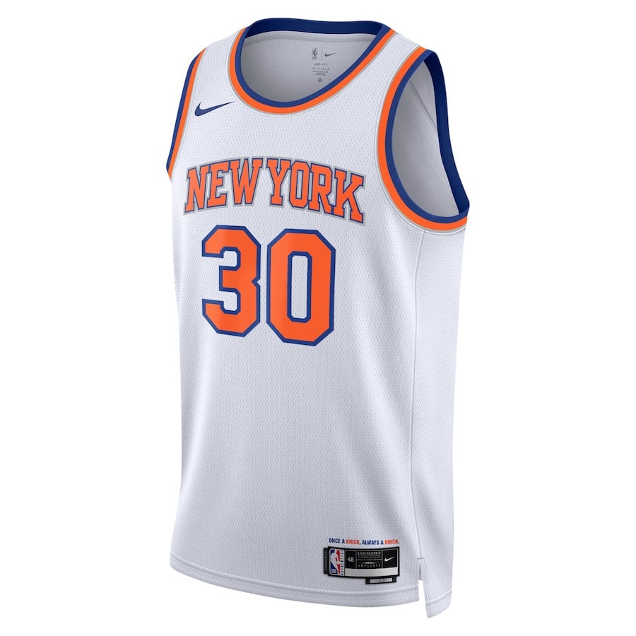 Julius Randle 30 New York Knicks Unisex Swingman Jersey Association Edition White - Gohipanda - Image 2