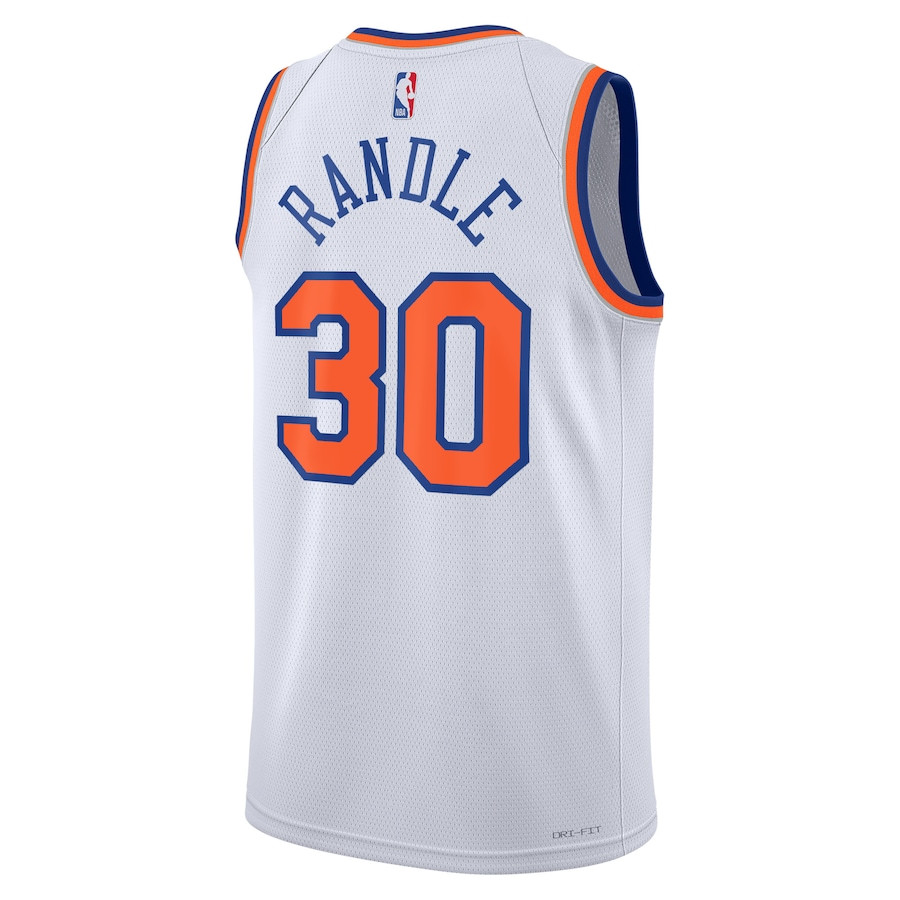 Julius Randle 30 New York Knicks Unisex Swingman Jersey Association Edition White - Gohipanda - Image 3
