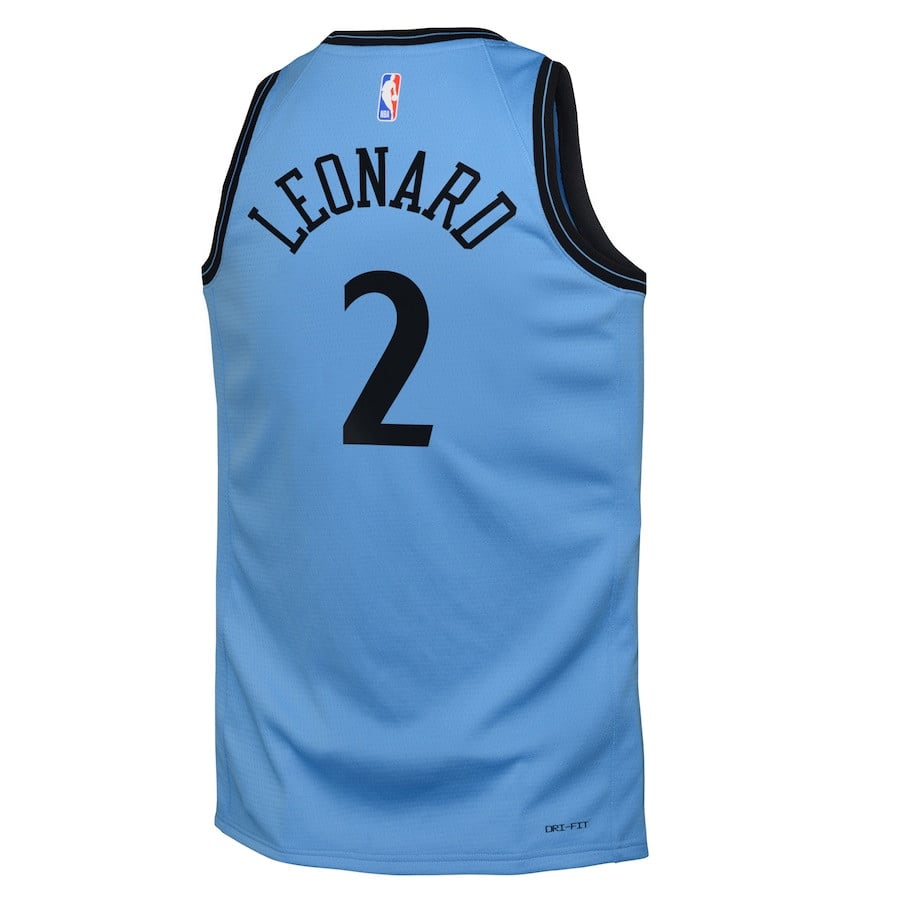 Kawhi Leonard 2 LA Clippers 2024/25 Swingman Jersey City Edition Light Blue - Gohipanda - Image 3
