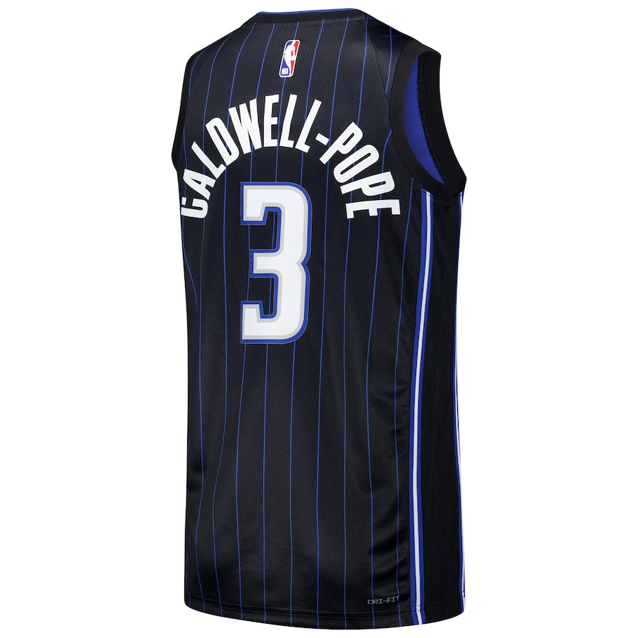 Kentavious Caldwell-Pope Orlando Magic Unisex 2024 Offseason Swingman Jersey Black - Gohipanda - Image 3