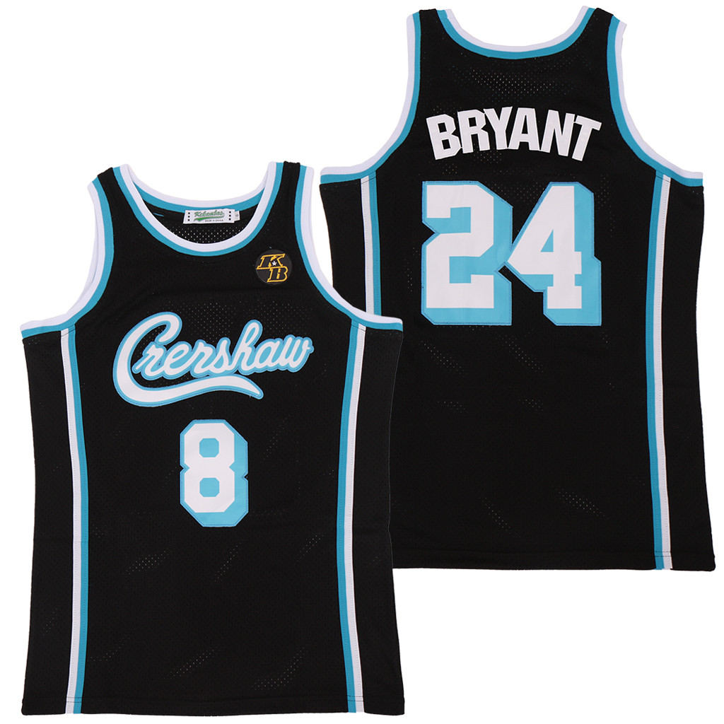 Kobe Bryant 24 Crenshaw Swingman Jersey Black Unisex Adult Sizes - Gohipanda - Image 2