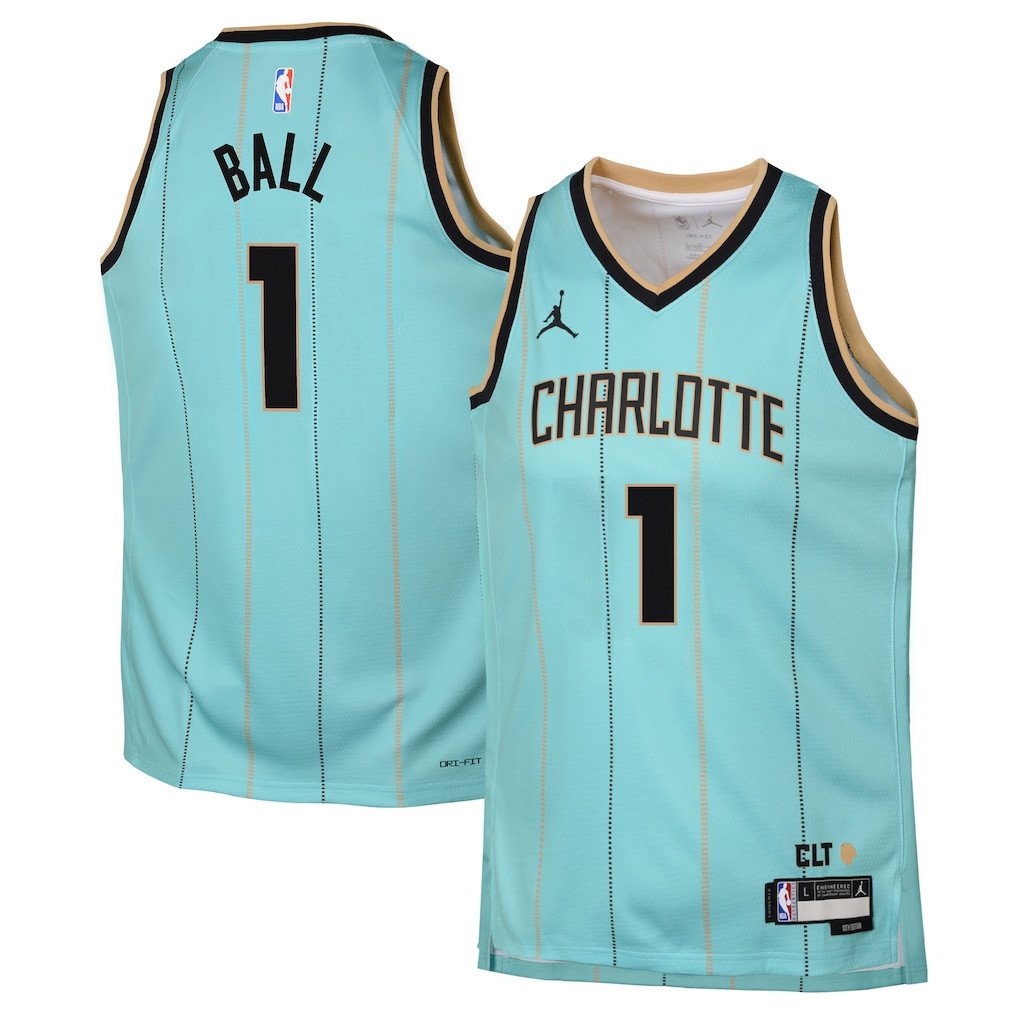 LaMelo Ball 1 Charlotte Hornets 2024/25 Swingman Jersey City Edition Mint - Gohipanda