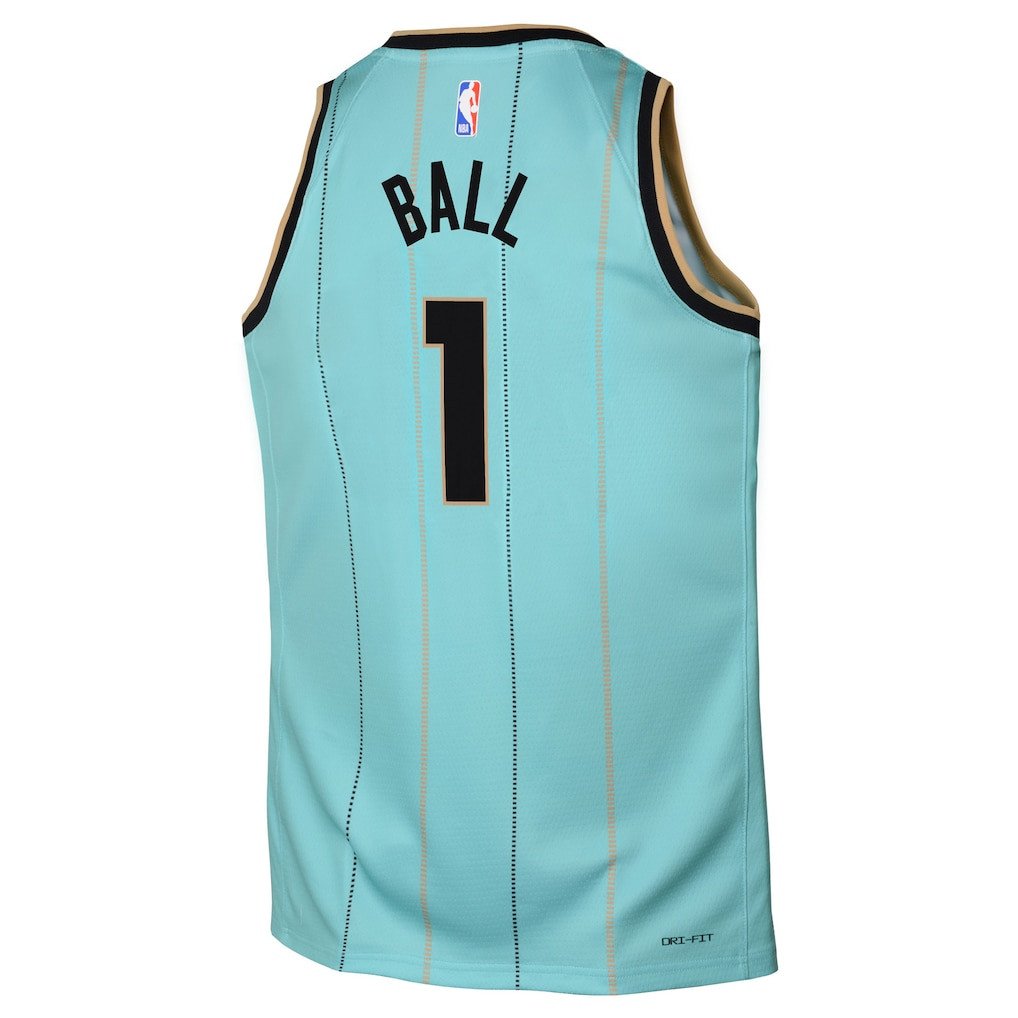 LaMelo Ball 1 Charlotte Hornets 2024/25 Swingman Jersey City Edition Mint - Gohipanda - Image 3