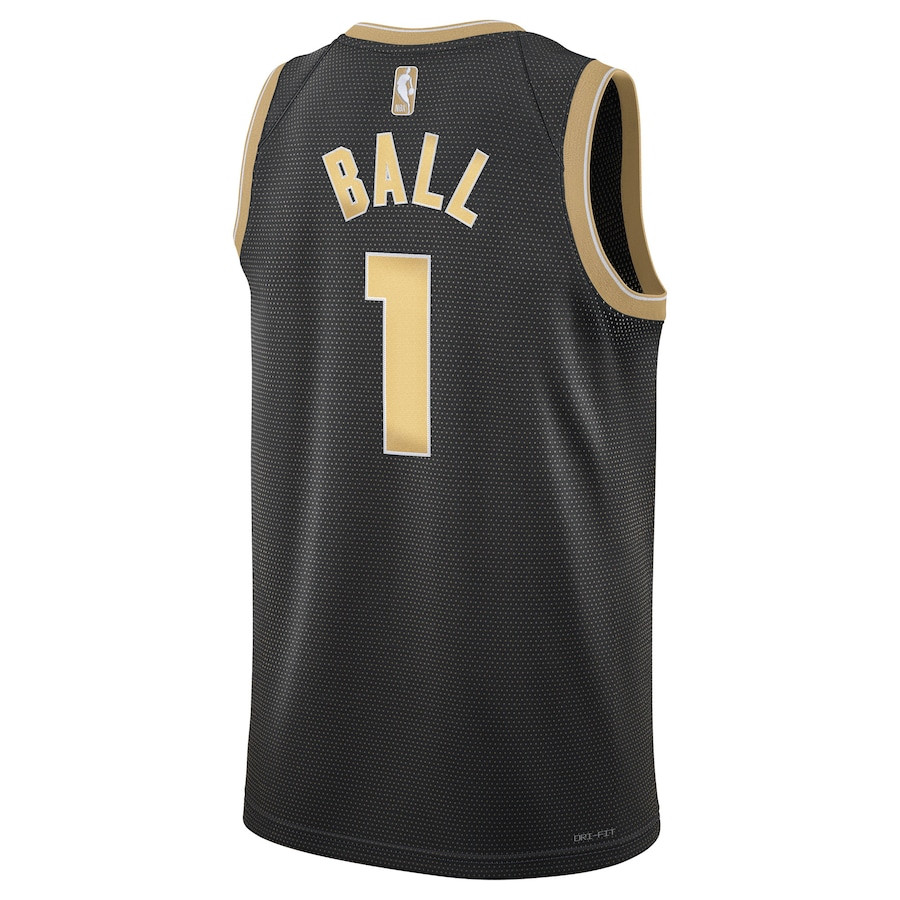 LaMelo Ball 1 Charlotte Hornets Unisex Select Series Swingman Jersey Black - Gohipanda - Image 3