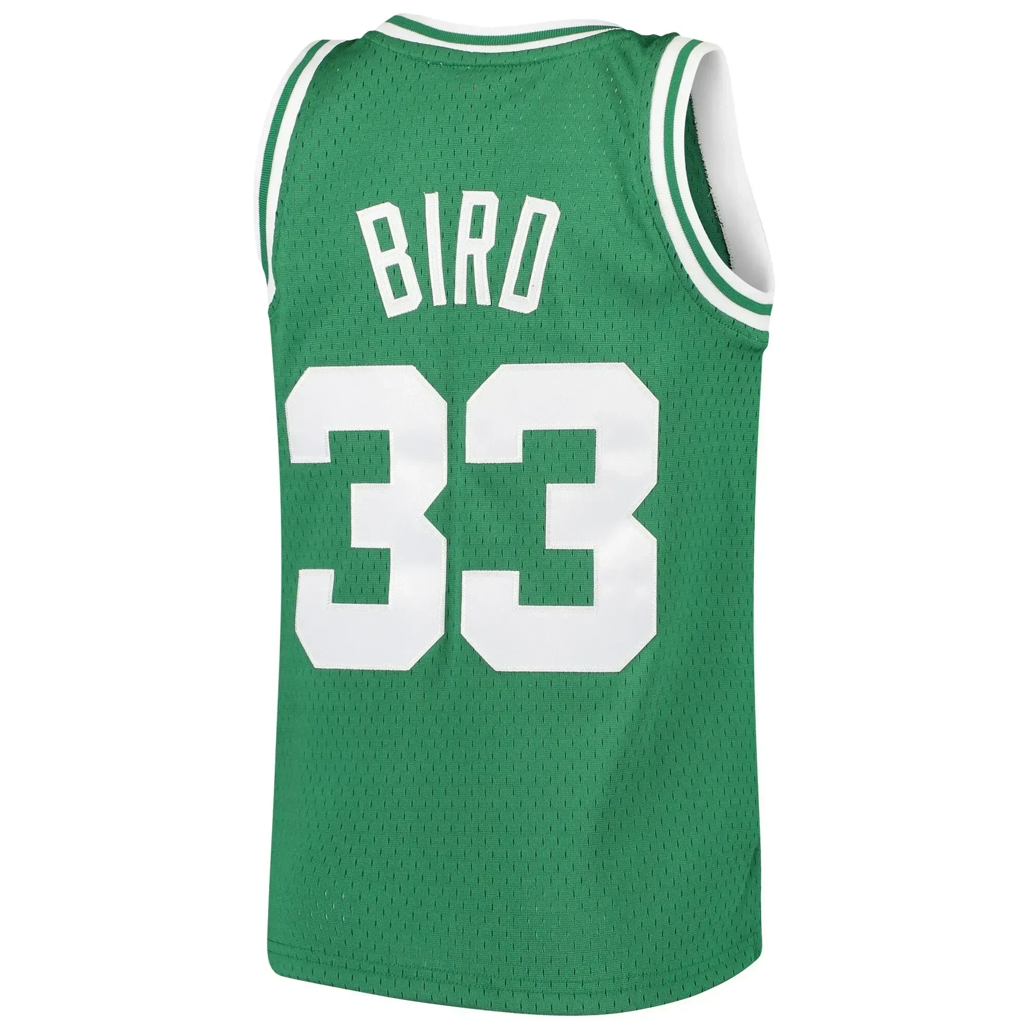 Larry Bird Boston Celtics Mitchell & Ness Hardwood Classics Swingman Throwback Jersey Kelly Green - Gohipanda - Image 2