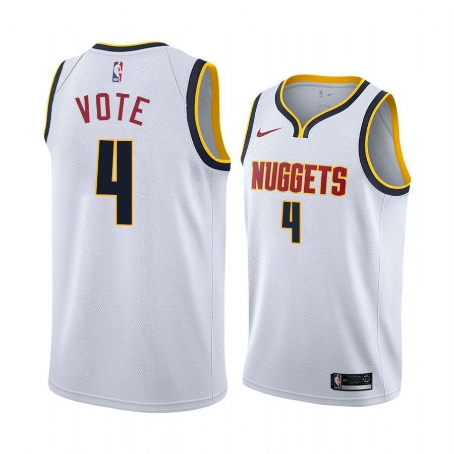 Men's Paul Millsap Vote Nuggets Association Multicolor Jersey - Gohipanda