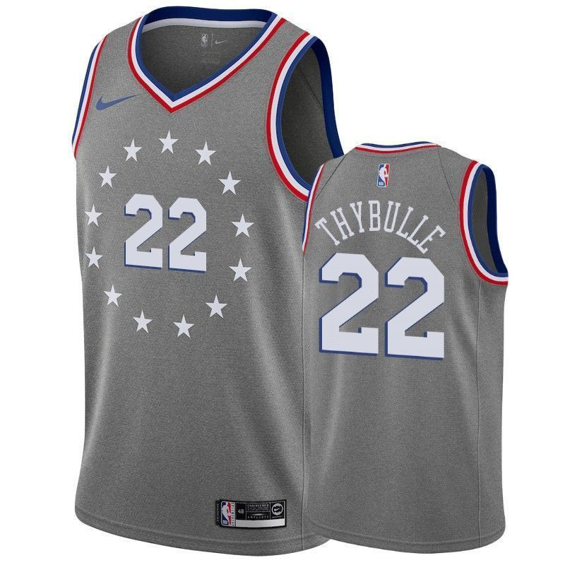 Men's Philadelphia 76ers Matisse Thybulle 22 City Edition Jersey Multicolor - Gohipanda