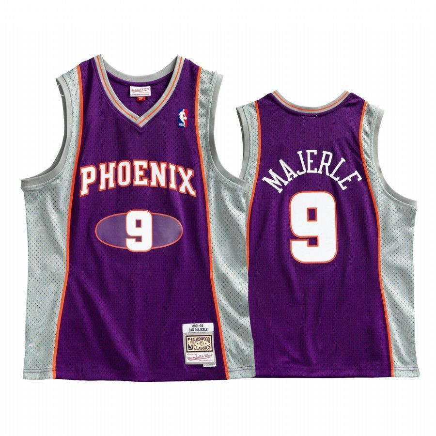 Men's Phoenix Suns Dan Majerle #9 Purple Hardwood Classics Basketball Jersey - Gohipanda