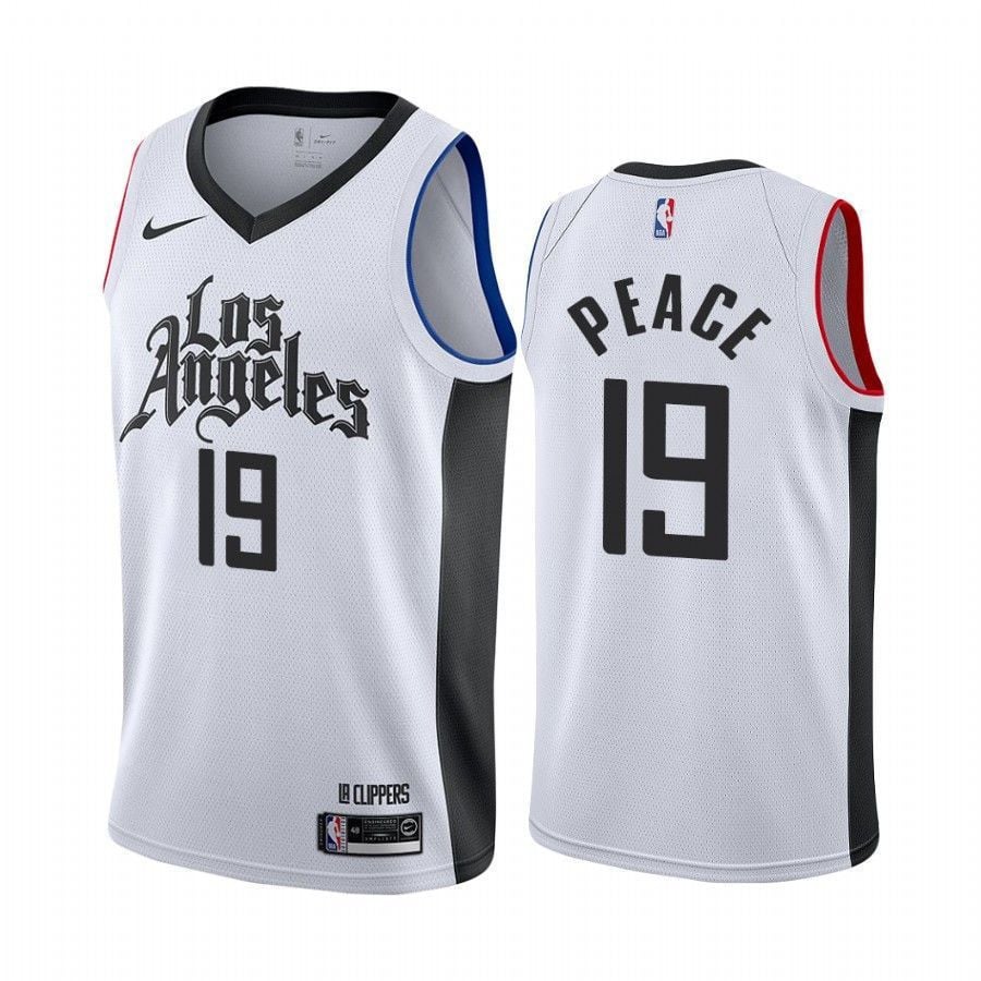 Men's Rodney McGruder Peace Clippers City Jersey Multicolor - Gohipanda