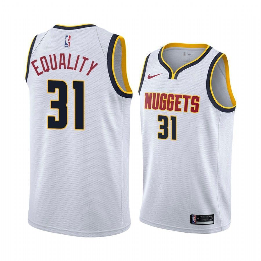 Men's Vlatko Cancar Equality Nuggets Association Jersey Multicolor - Gohipanda