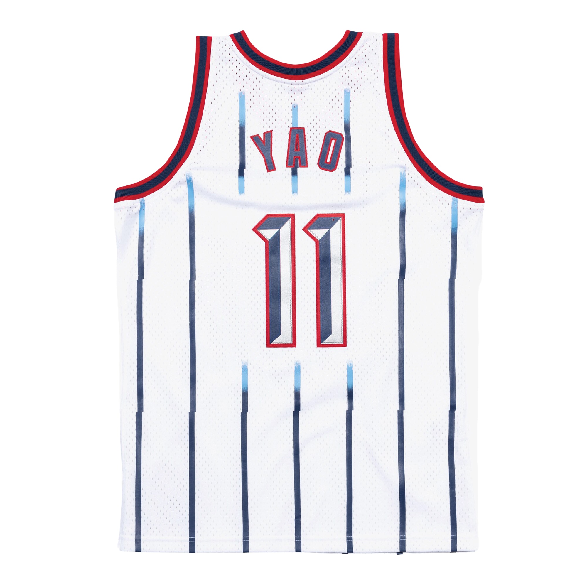 Men's Yao Ming White Houston Rockets Hardwood Classics Swingman Jersey - Gohipanda - Image 3