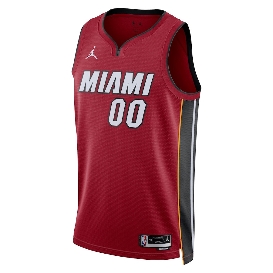 Miami Heat 2023/24 Statement Swingman Custom Jersey Men Crimson Red - Gohipanda - Image 2