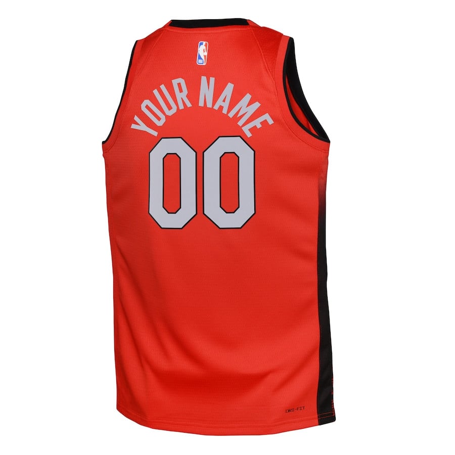 Miami Heat 2024/25 Swingman Custom Jersey City Edition Red - Gohipanda - Image 3