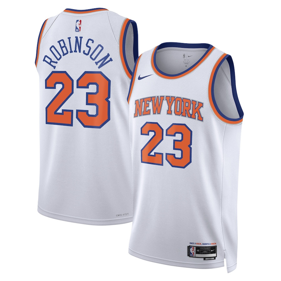 Mitchell Robinson 23 New York Knicks Unisex Swingman Jersey Association Edition White - Gohipanda
