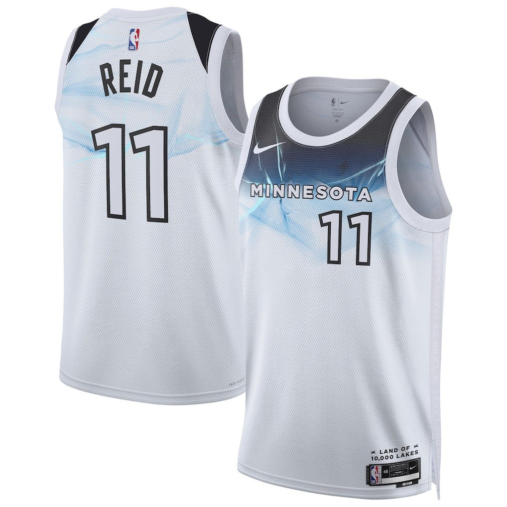 Naz Reid 11 Minnesota Timberwolves Unisex 2024/25 Swingman Player Jersey City Edition White - Gohipanda