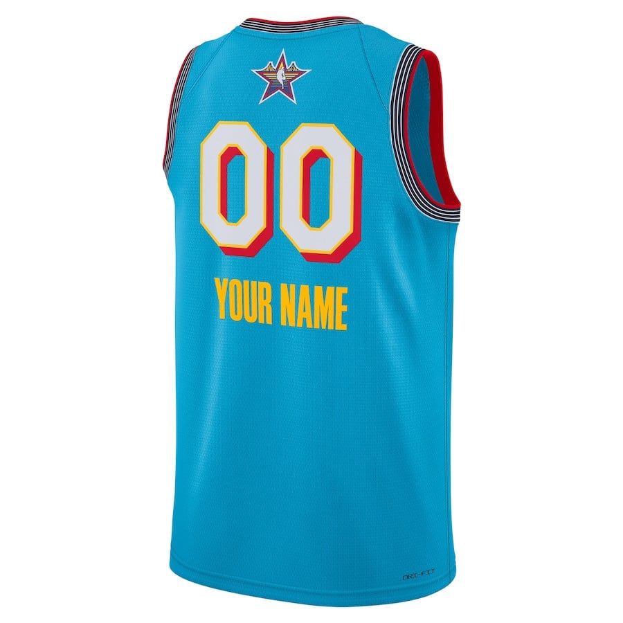 NBA All Star 2025 Swingman Unisex Jersey Blue Multicolor Sizes - Gohipanda - Image 3