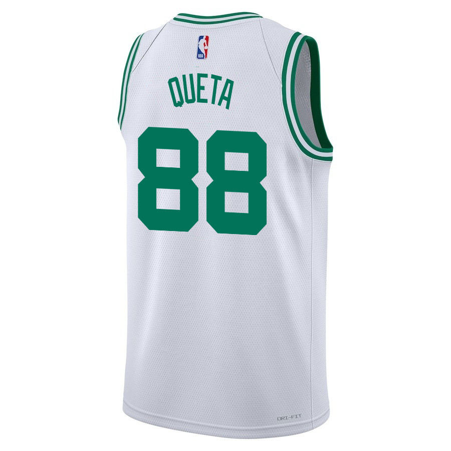 Neemias Queta 88 Boston Celtics 2024 Finals Champions Swingman Jersey Association Edition White - Gohipanda - Image 3