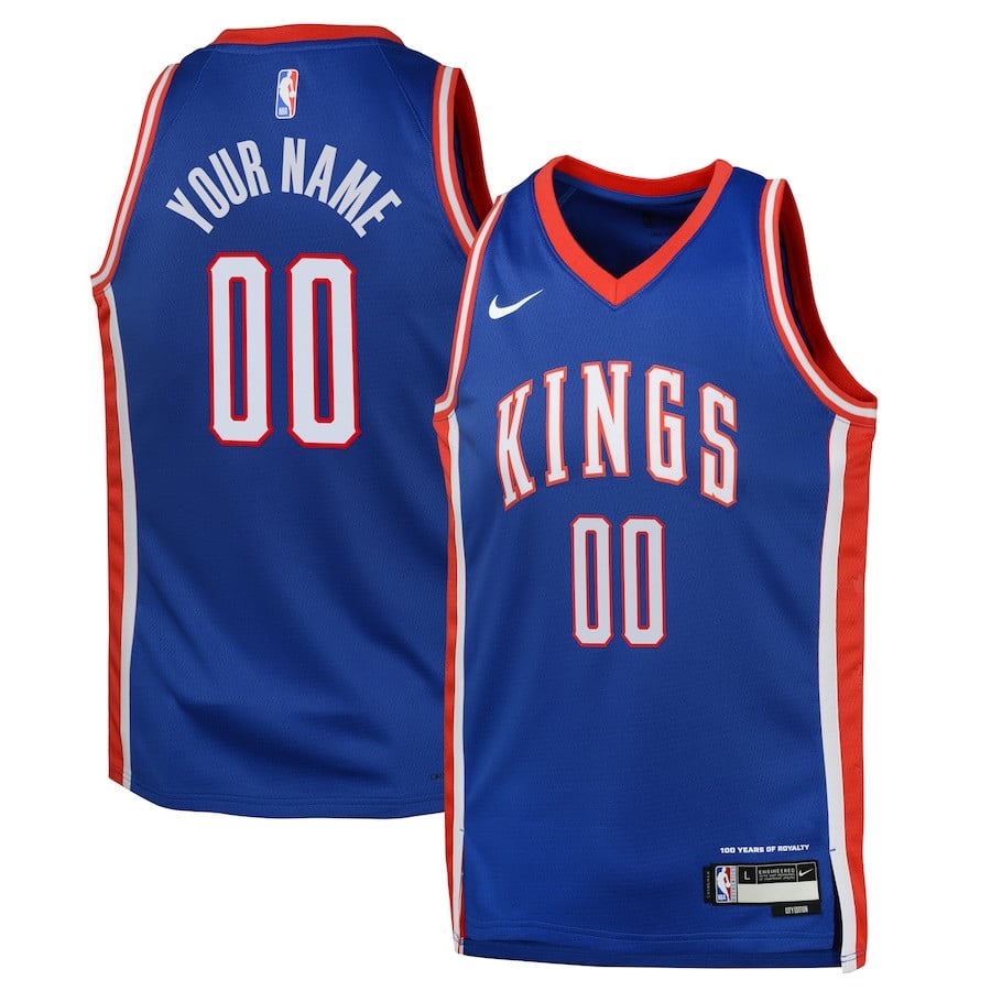 Sacramento Kings 2024/25 Swingman Custom Jersey City Edition Blue - Gohipanda
