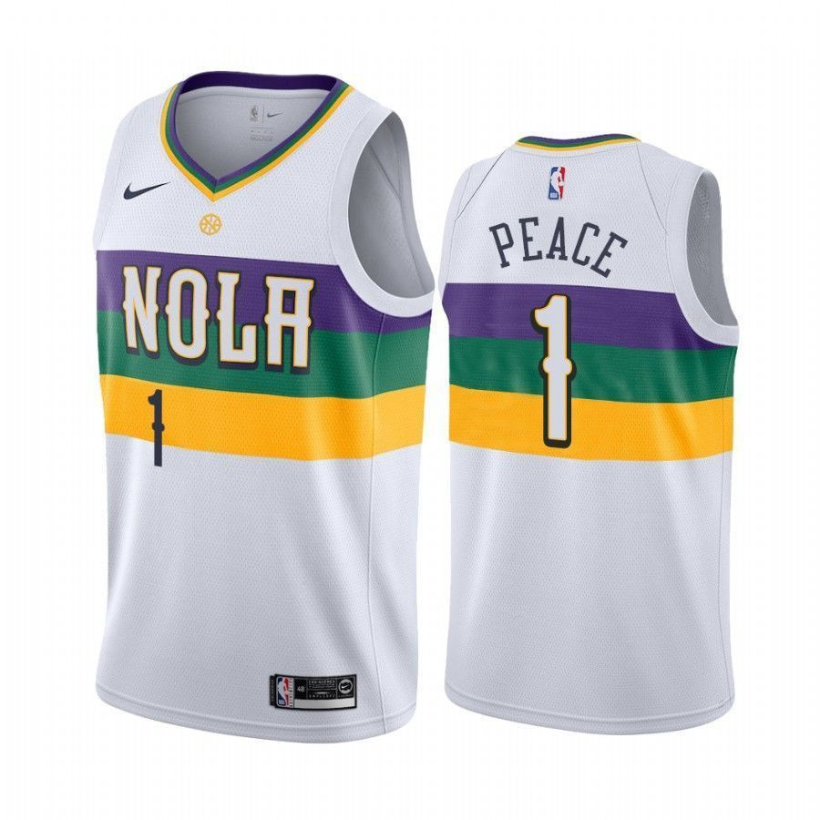 Zion Williamson Peace Pelicans City Unisex Jersey Multicolor - Gohipanda