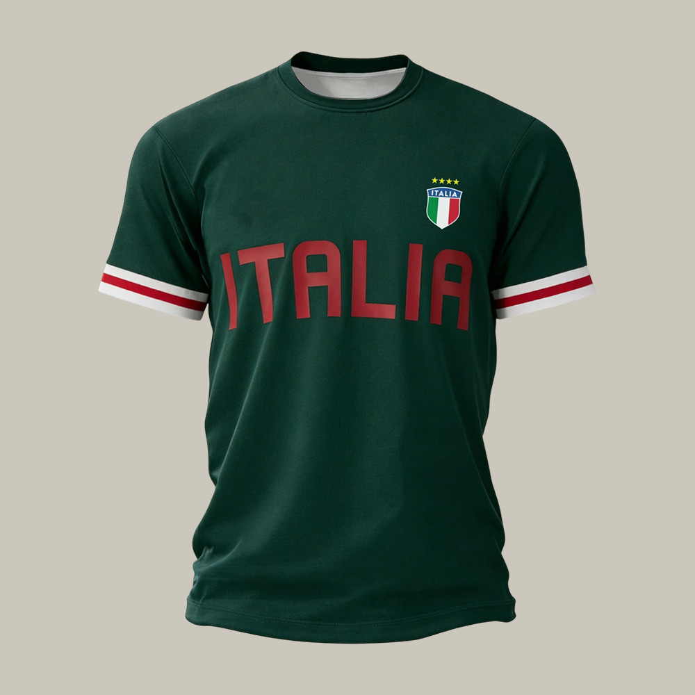 2026 FIFA World Cup Italy T-Shirt Soccer Clothes Game Day For Father's Day - Gohipanda