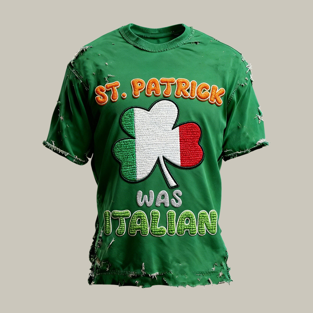 2026 FIFA World Cup Italy T-Shirt St Patrick Was Italian Shirt Soccer Fan For Dad - Gohipanda