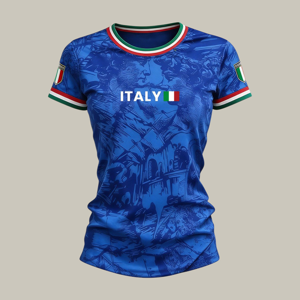 2026 FIFA World Cup Italy T-Shirt World Cupp Clothes Soccer Lover For Wife - Gohipanda