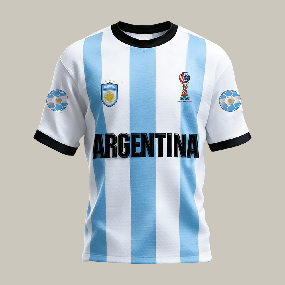 Argentina FIFA World Cup 2026 T-Shirt Game Day Shirt Soccer Lover Gifts Ideas - Gohipanda
