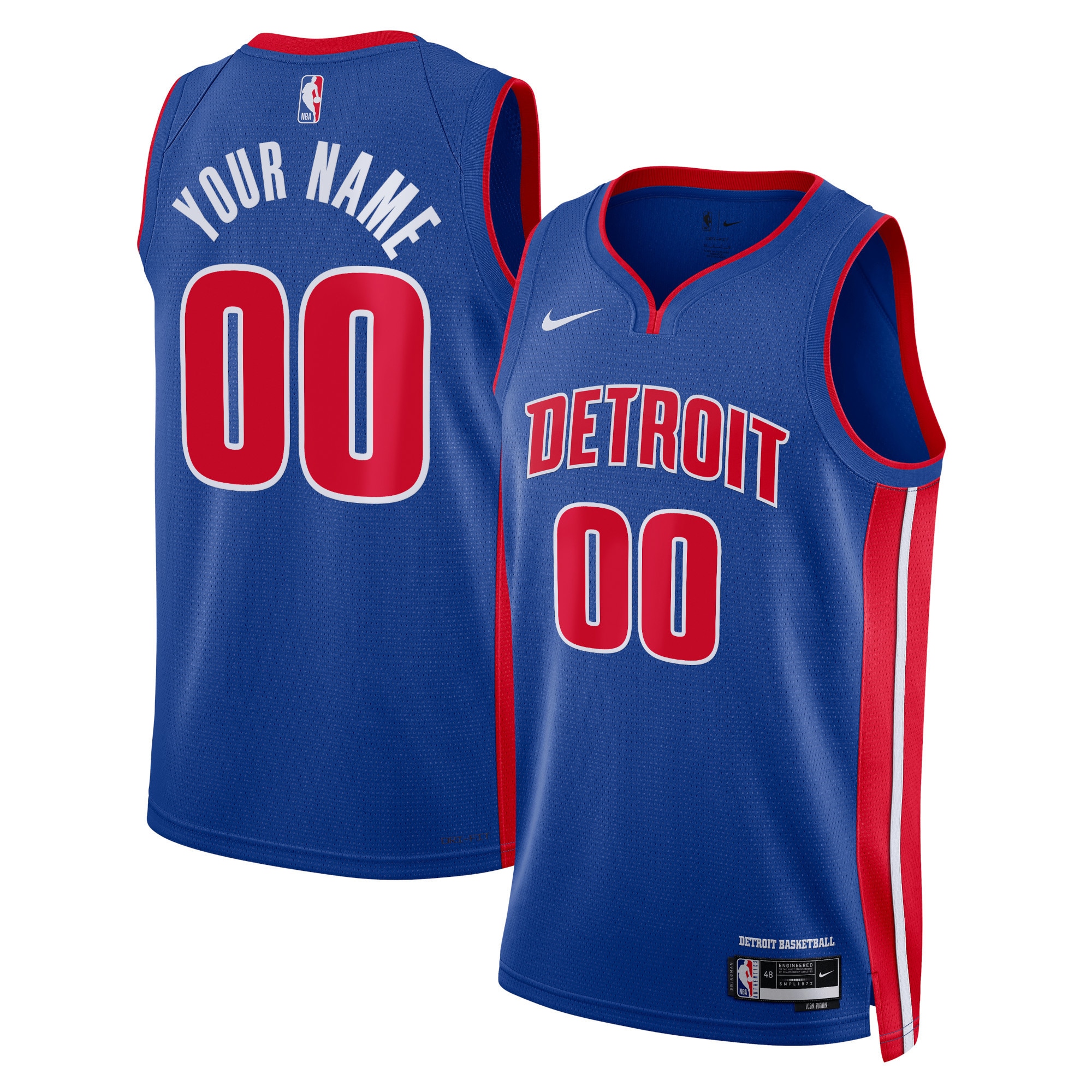 Gohipanda - Detroit Pistons Unisex Swingman Custom Jersey White - Association Edition - Image 6