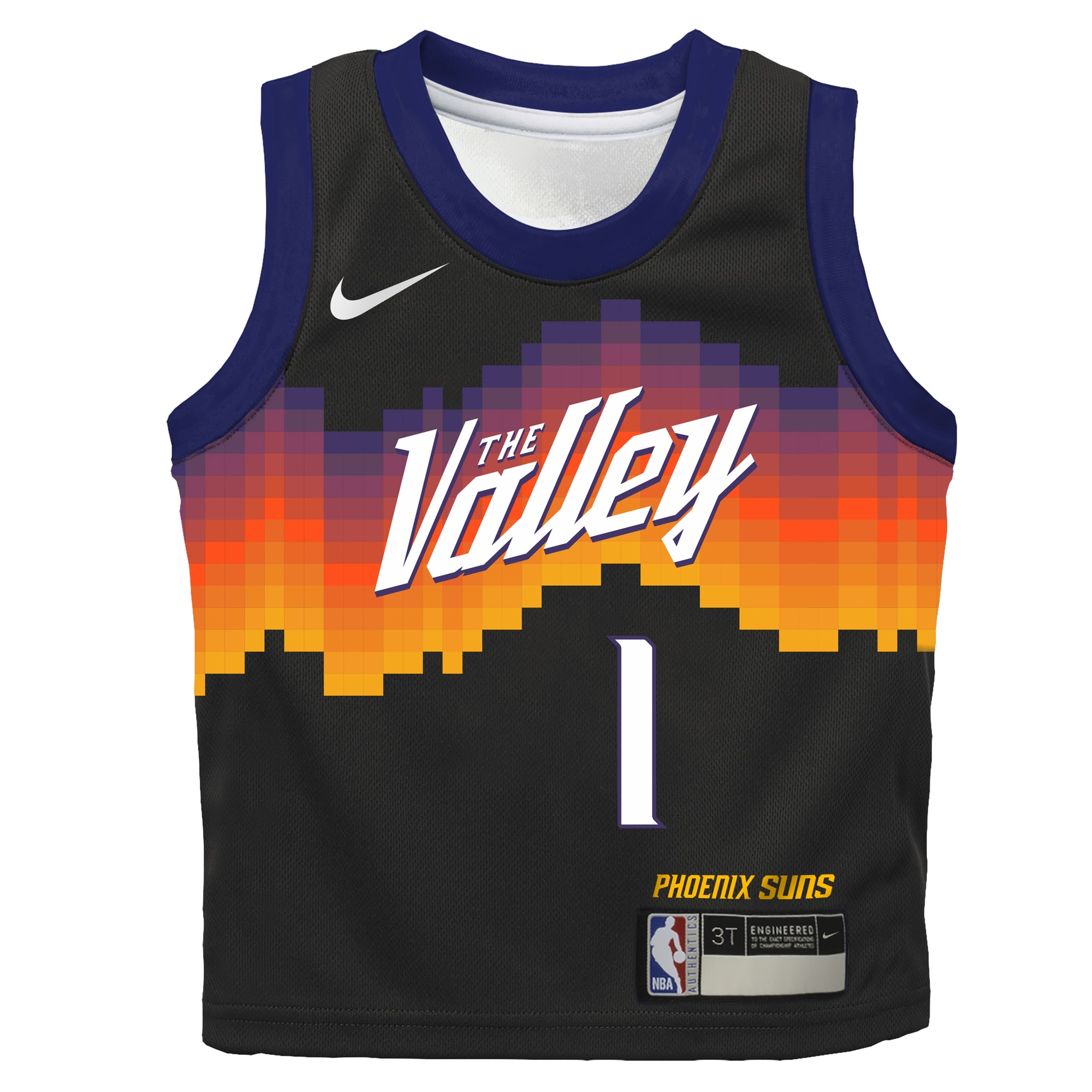 Gohipanda - Devin Booker Phoenix Suns Toddler 2025/26 City Edition Swingman Jersey - Black - Image 3
