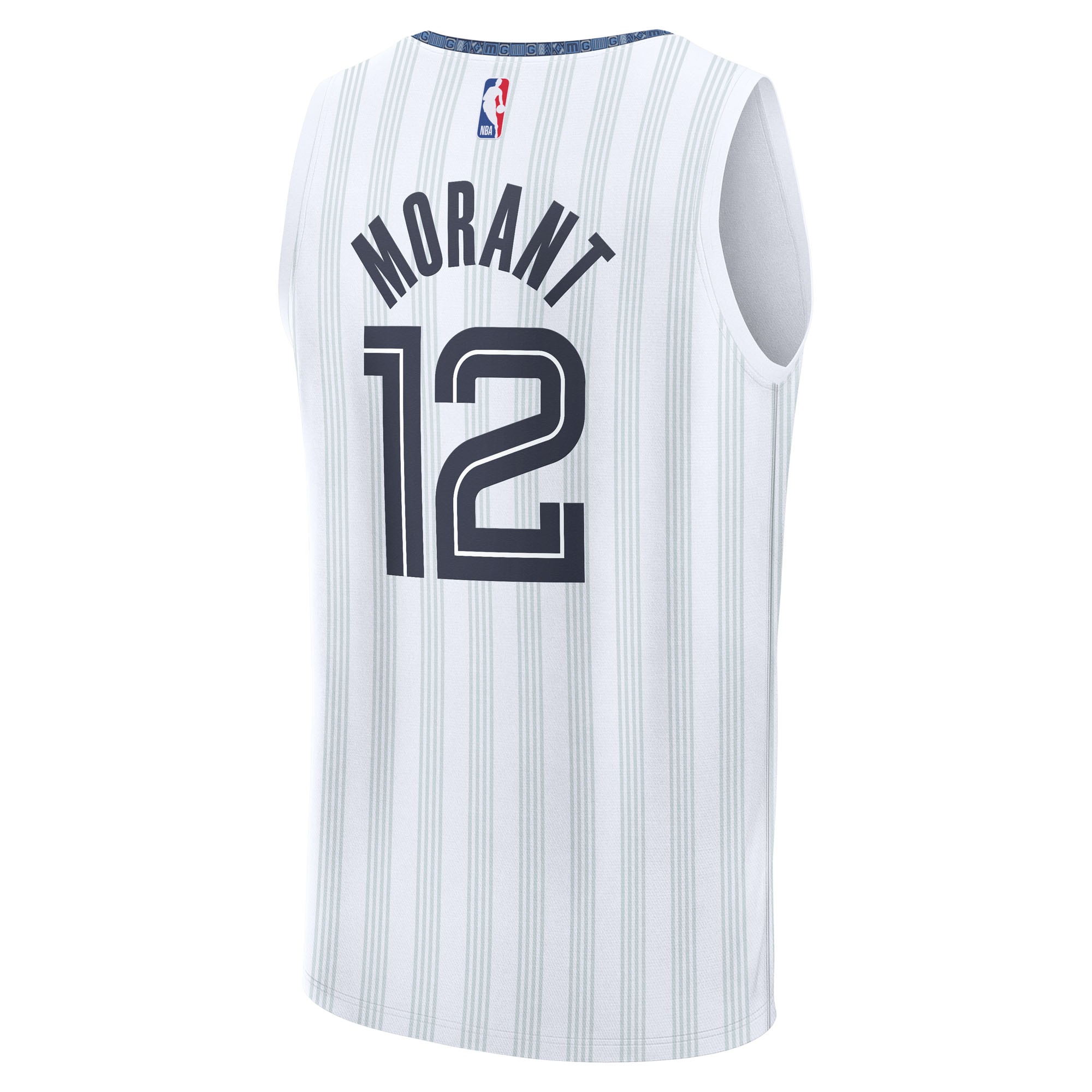 Gohipanda - Ja Morant Memphis Grizzlies Fanatics 2025/26 City Edition Fast Break Jersey - White - Image 4