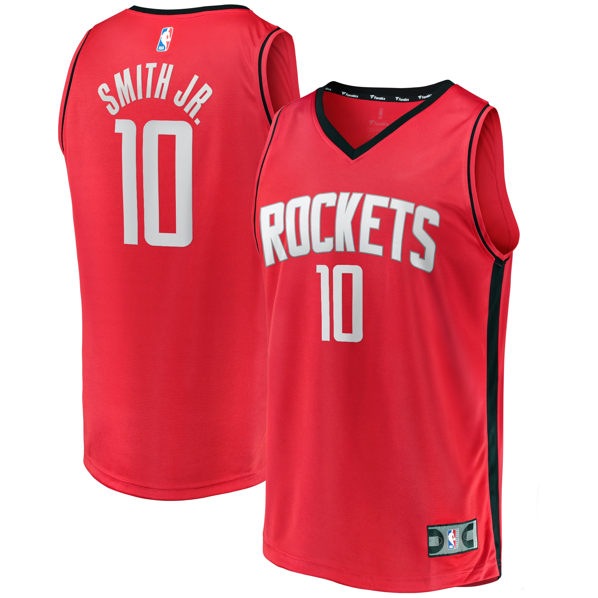 Gohipanda - Jabari Smith Jr. Houston Rockets Fanatics Fast Break Player Jersey Icon Edition Red