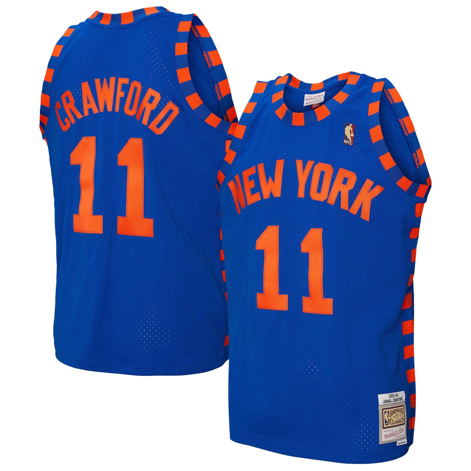 Gohipanda - Jamal Crawford New York Knicks 2005/06 Hardwood Classics Swingman Jersey - Blue