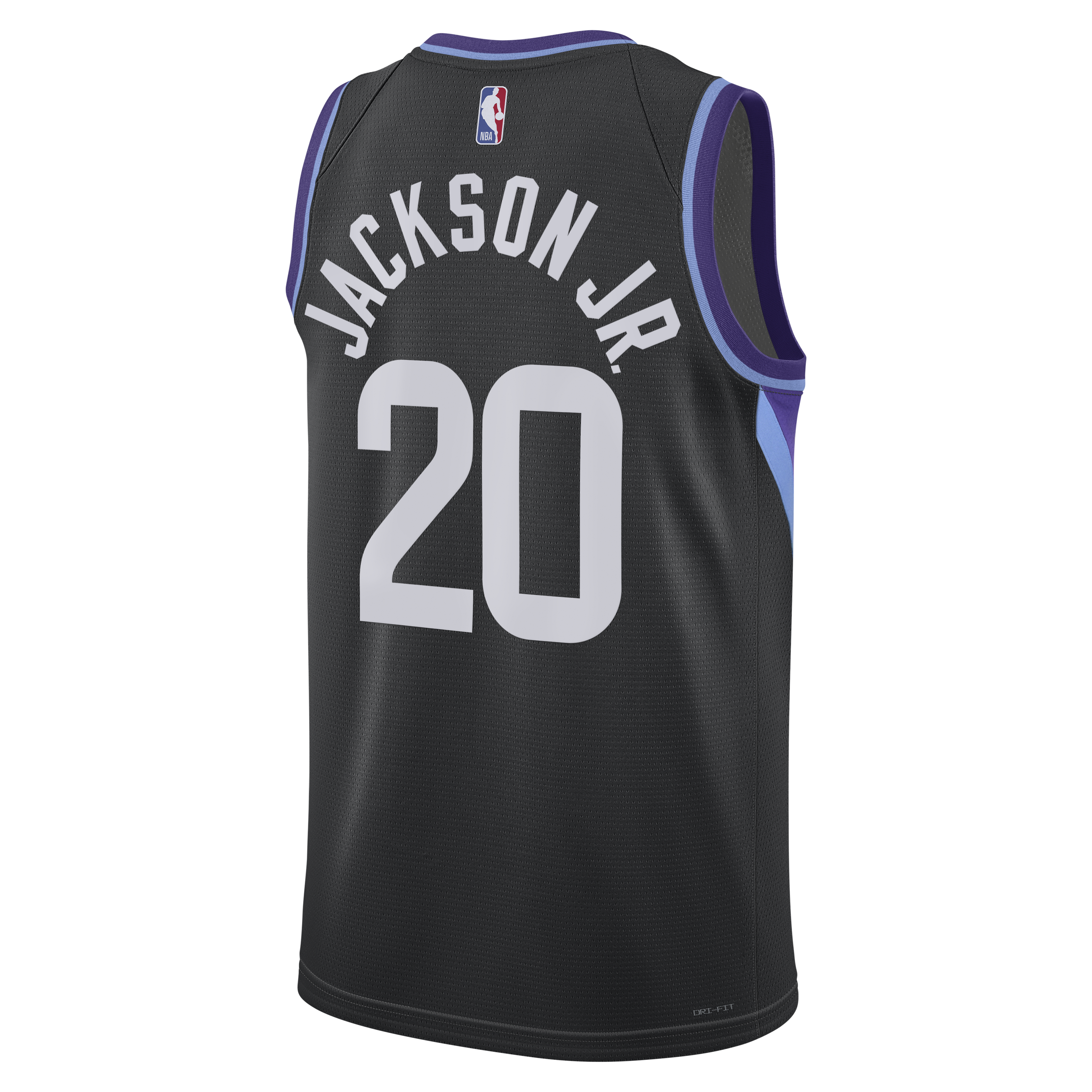 Gohipanda - Jaren Jackson Jr. Utah Jazz Jordan Brand Unisex Swingman Jersey - Statement Edition - Black - Image 4
