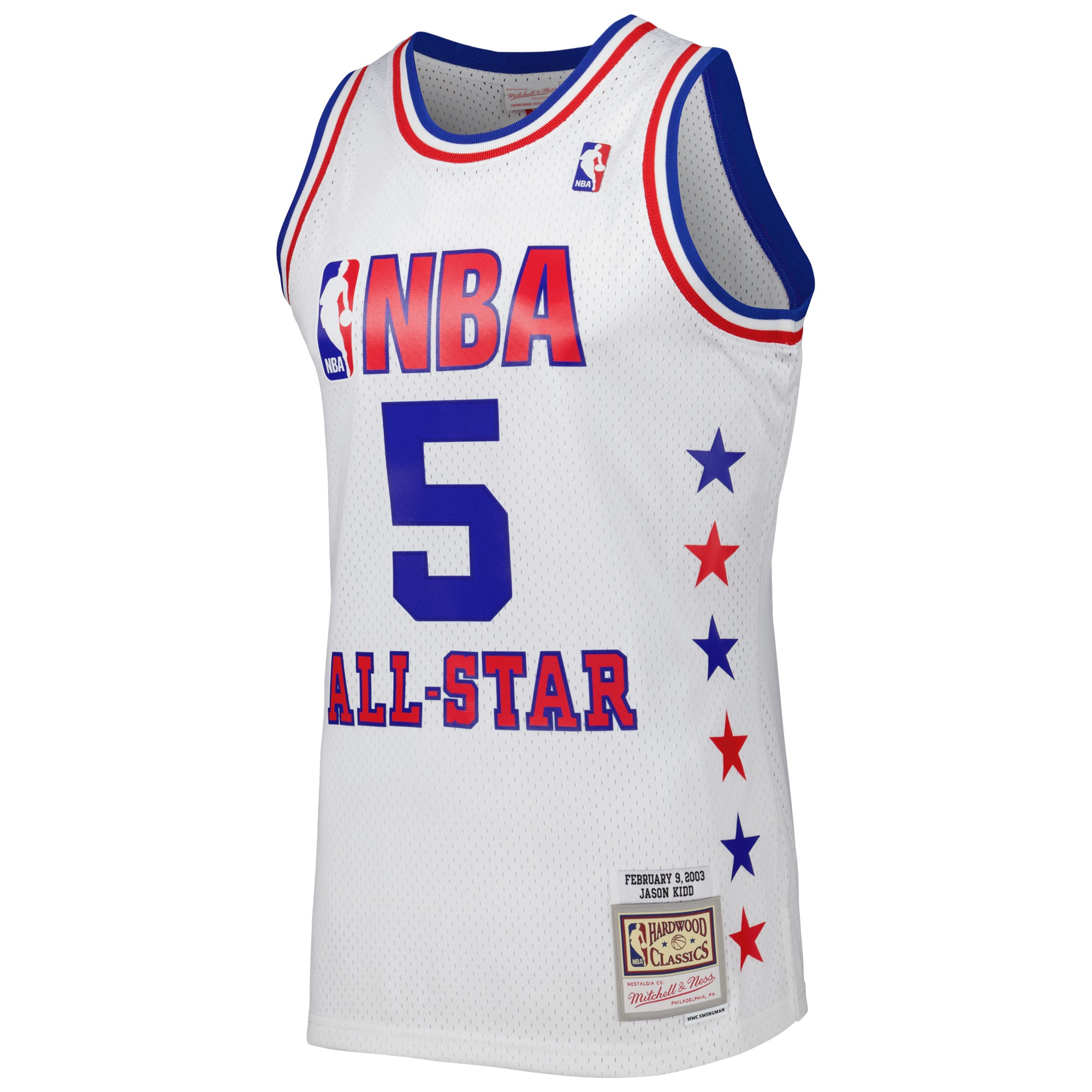 Gohipanda - Jason Kidd Eastern Conference 2003 All Star Game Swingman Jersey - White - Image 3