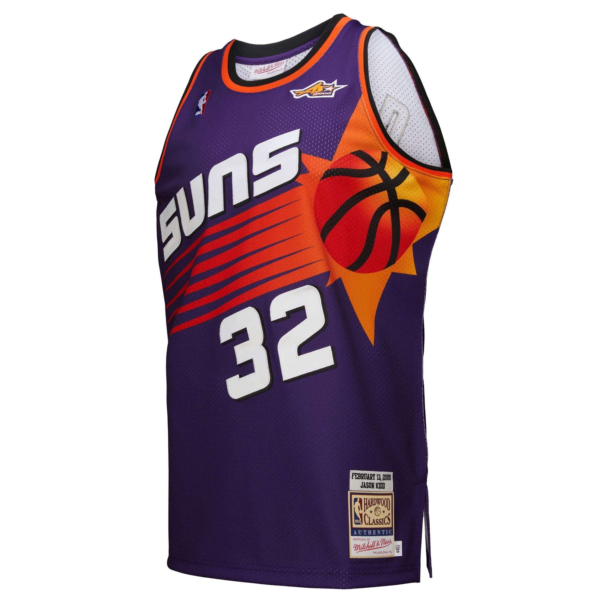 Gohipanda - Jason Kidd Phoenix Suns 2000 All-Star Game Jersey - Purple - Image 3