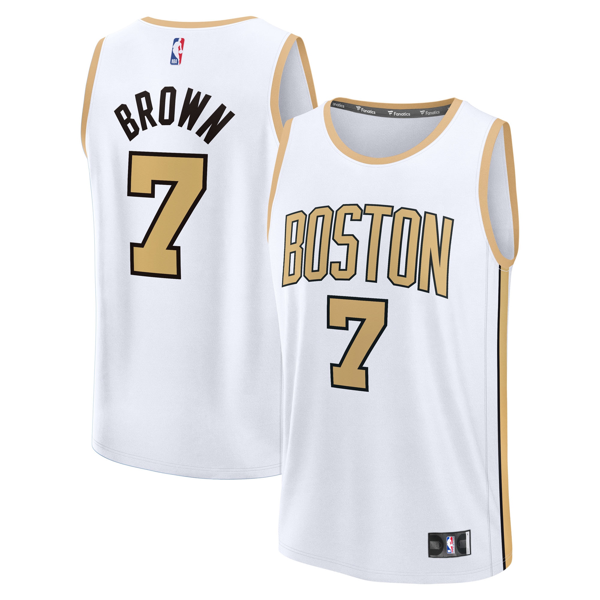 Gohipanda - Jaylen Brown Boston Celtics Fanatics 2025/26 City Edition Fast Break Jersey - White