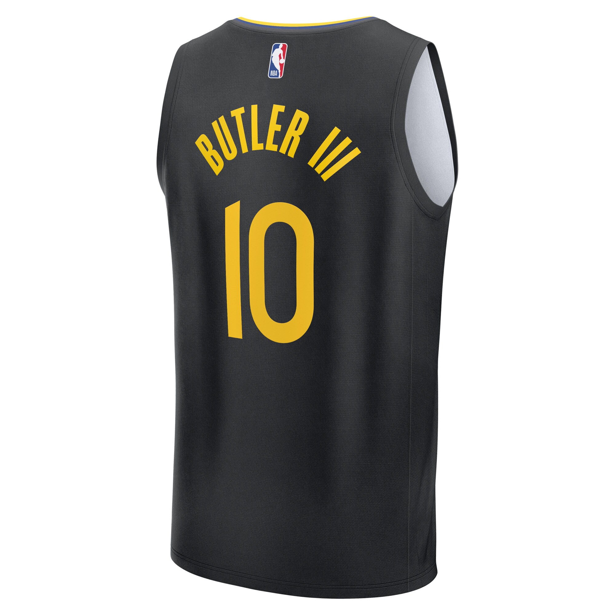 Gohipanda - Jimmy Butler III Golden State Warriors Fanatics Fast Break Player Jersey - Statement Edition - Black - Image 4