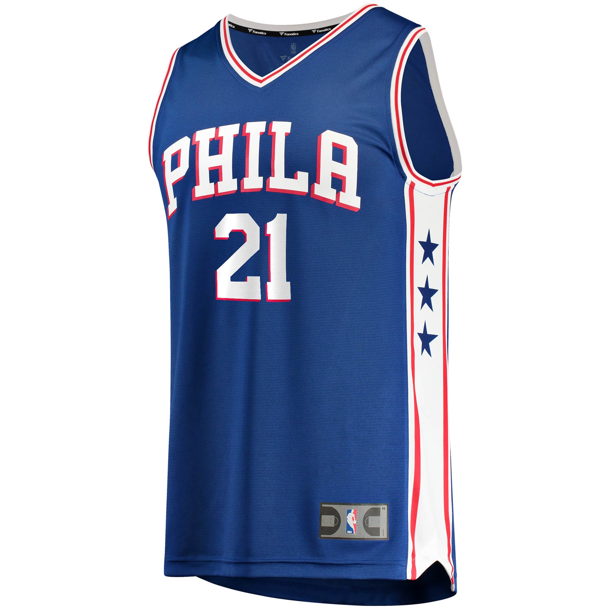 Gohipanda - Joel Embiid Philadelphia 76ers Fanatics Association Edition NBA Jersey - Image 7