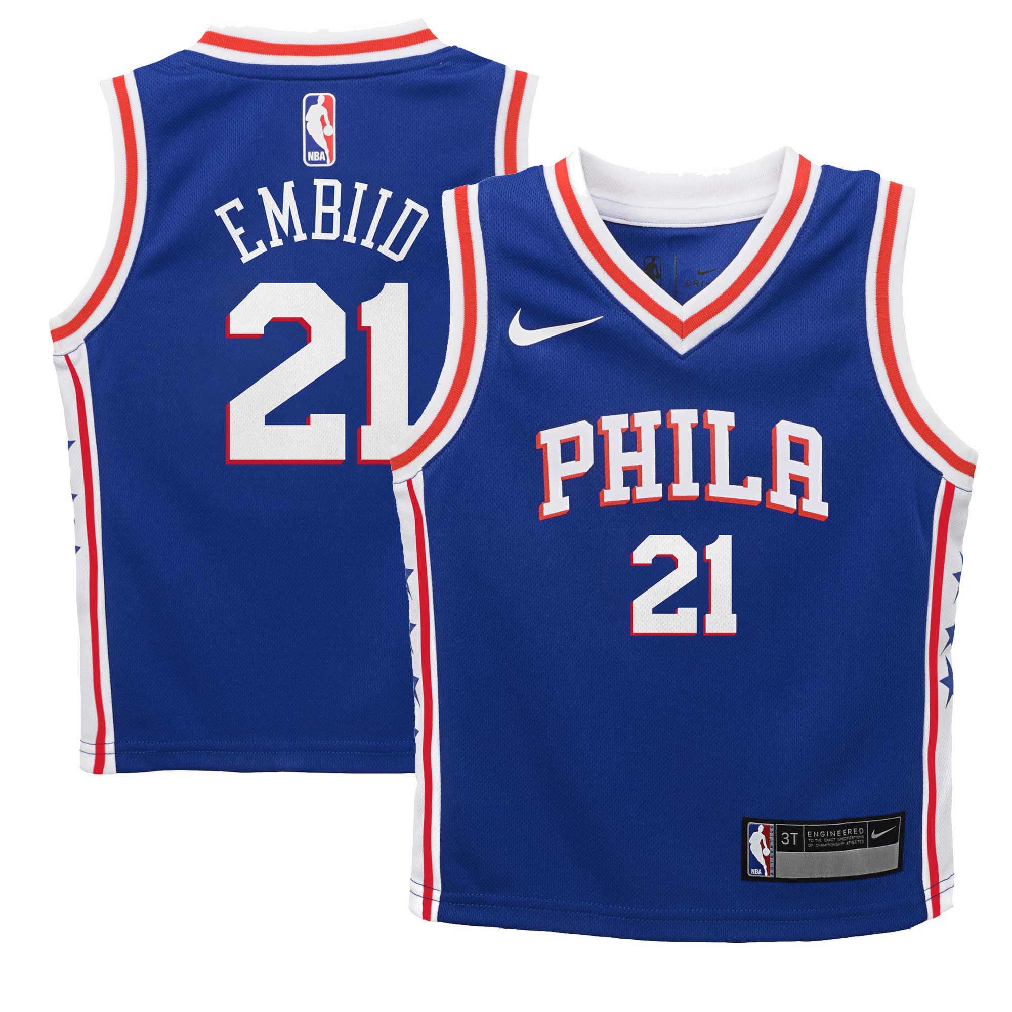 Gohipanda - Joel Embiid Philadelphia 76ers Preschool Swingman Player Jersey - Icon Edition - Royal