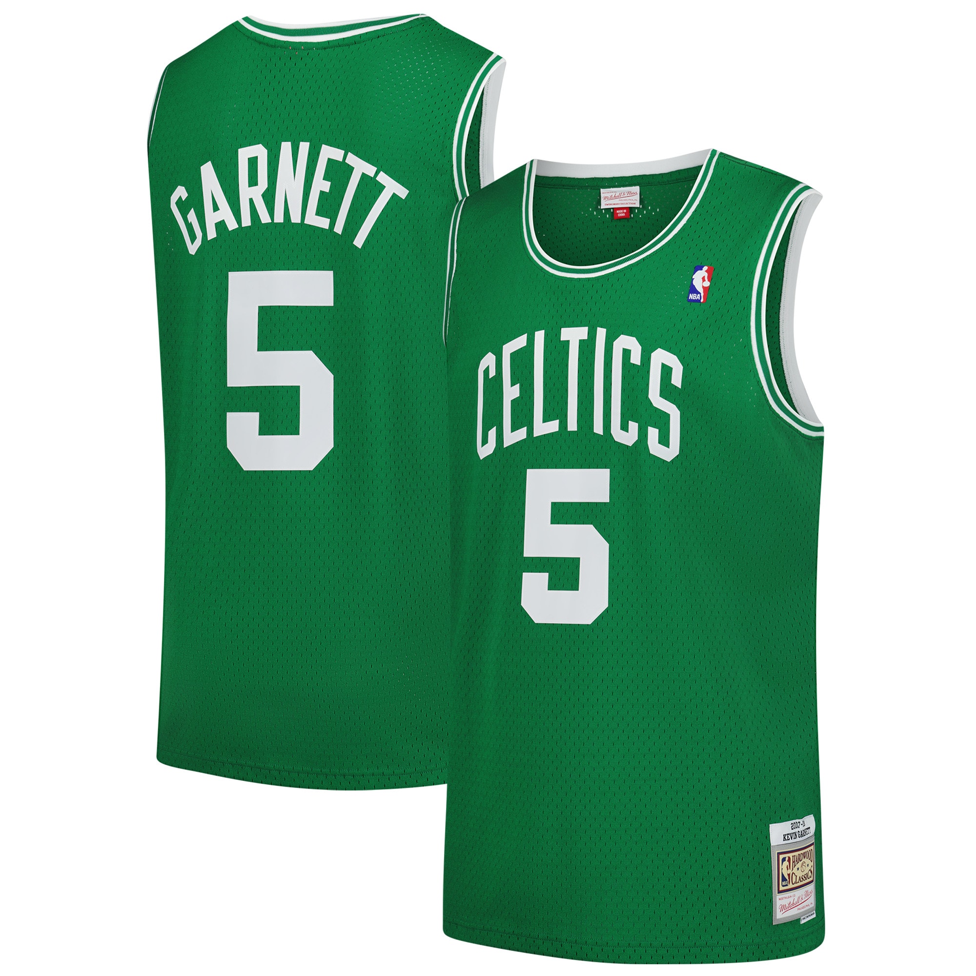Gohipanda - Kevin Garnett Boston Celtics 2007/08 Hardwood Classics Swingman Jersey - Kelly Green