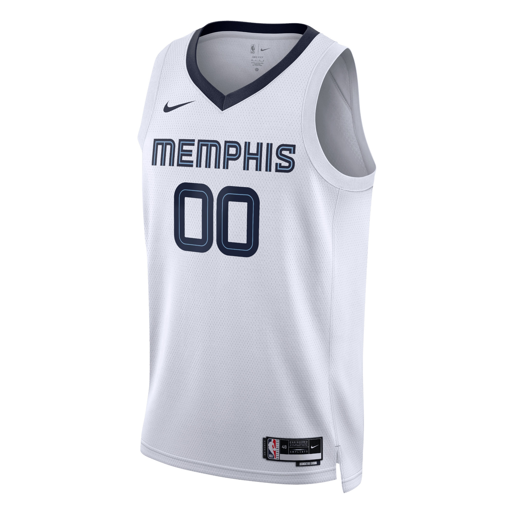 Gohipanda - Memphis Grizzlies Unisex Swingman Custom Jersey White - Association Edition - Image 3