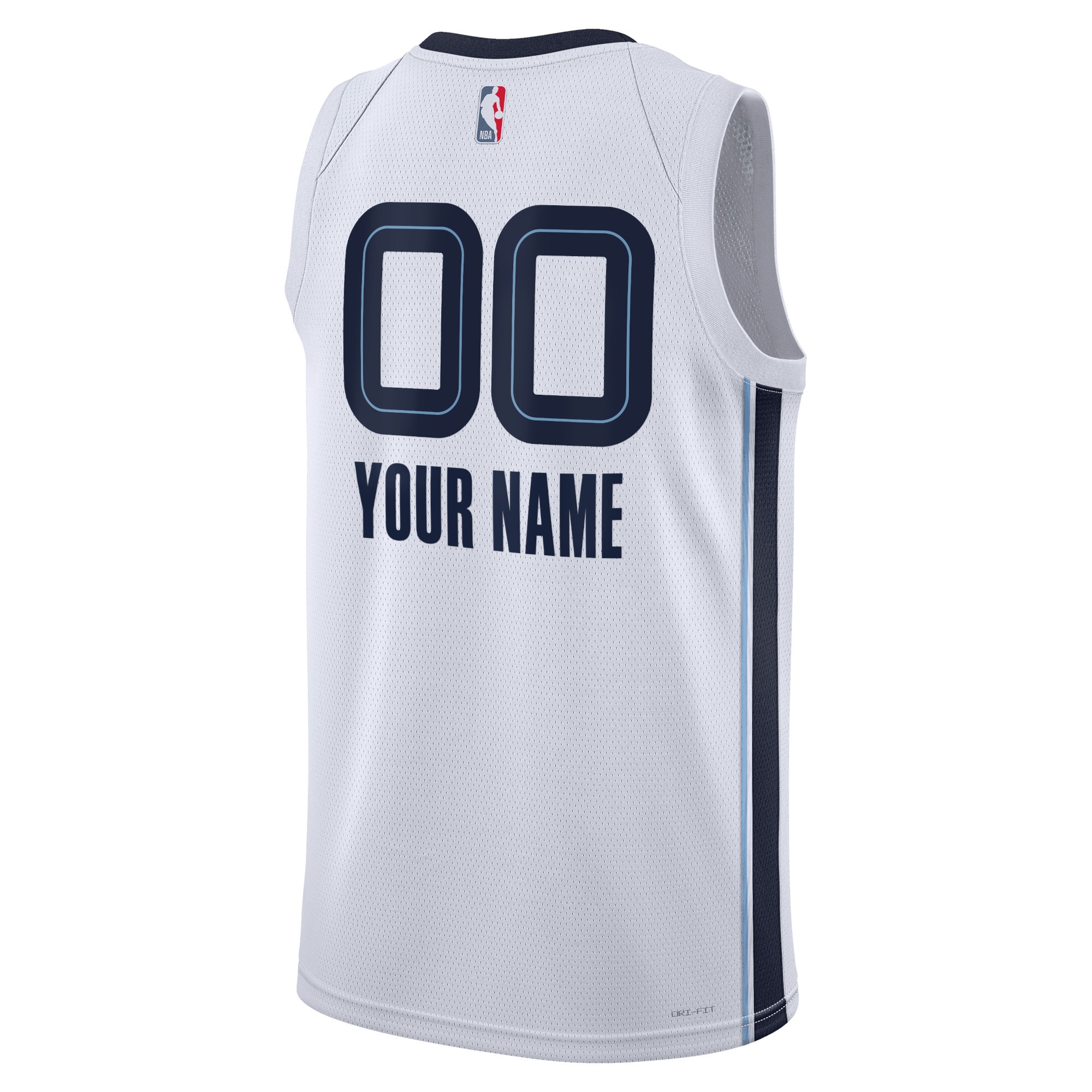 Gohipanda - Memphis Grizzlies Unisex Swingman Custom Jersey White - Association Edition - Image 4