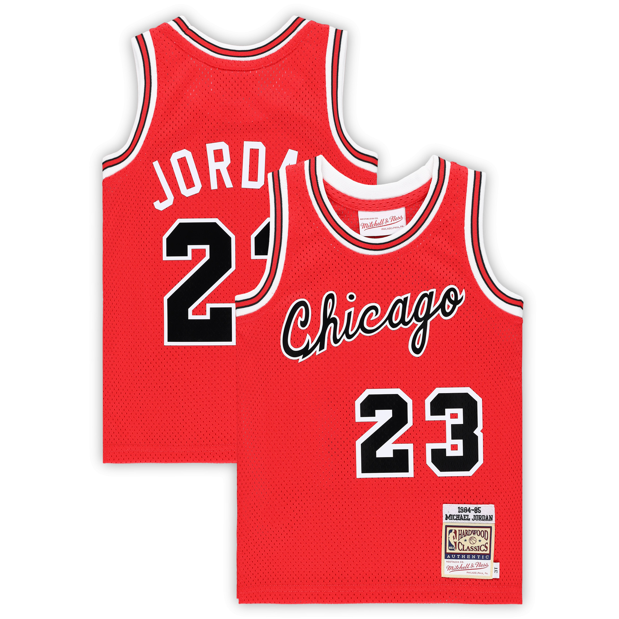 Gohipanda - Michael Jordan Chicago Bulls Infant 1984/85 Hardwood Classics Jersey - Red