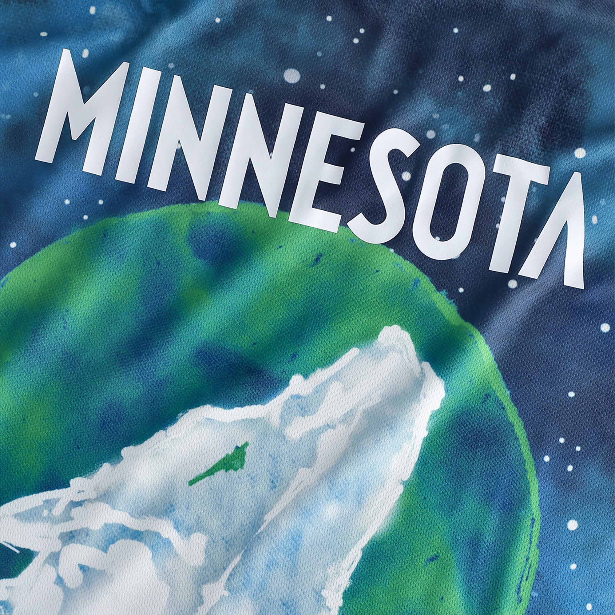 Gohipanda - Minnesota Timberwolves & KidSuper Studios by Fanatics Unisex Hometown Jersey - Blue - Image 7