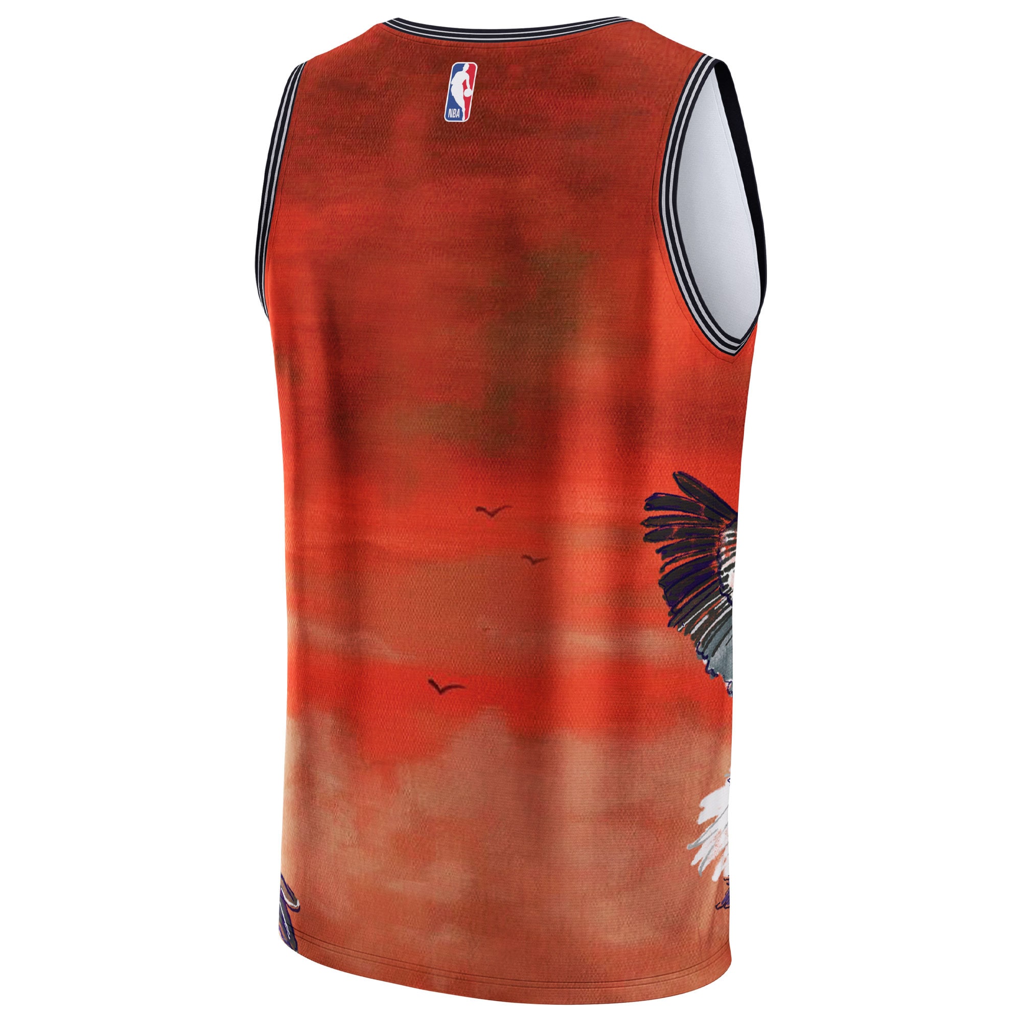 Gohipanda - New Orleans Pelicans & KidSuper Studios by Fanatics Unisex Hometown Jersey - Red - Image 4