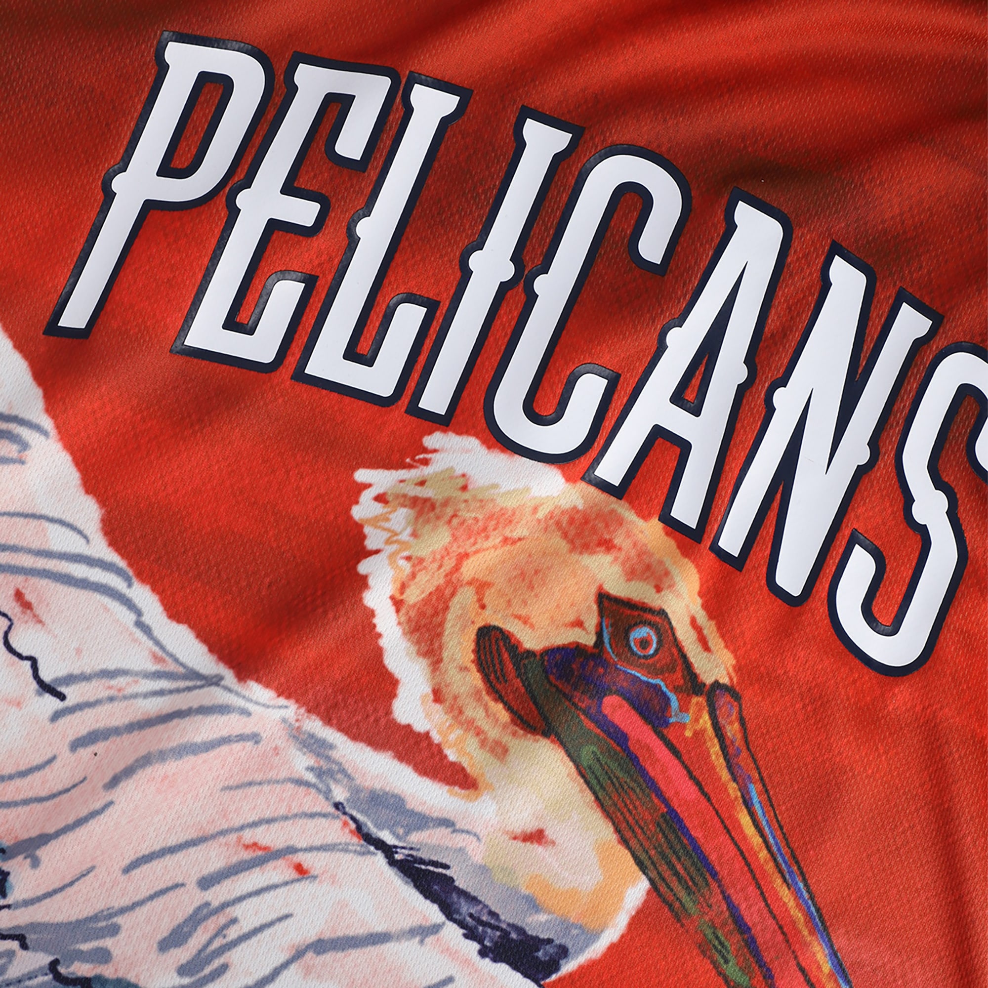 Gohipanda - New Orleans Pelicans & KidSuper Studios by Fanatics Unisex Hometown Jersey - Red - Image 7