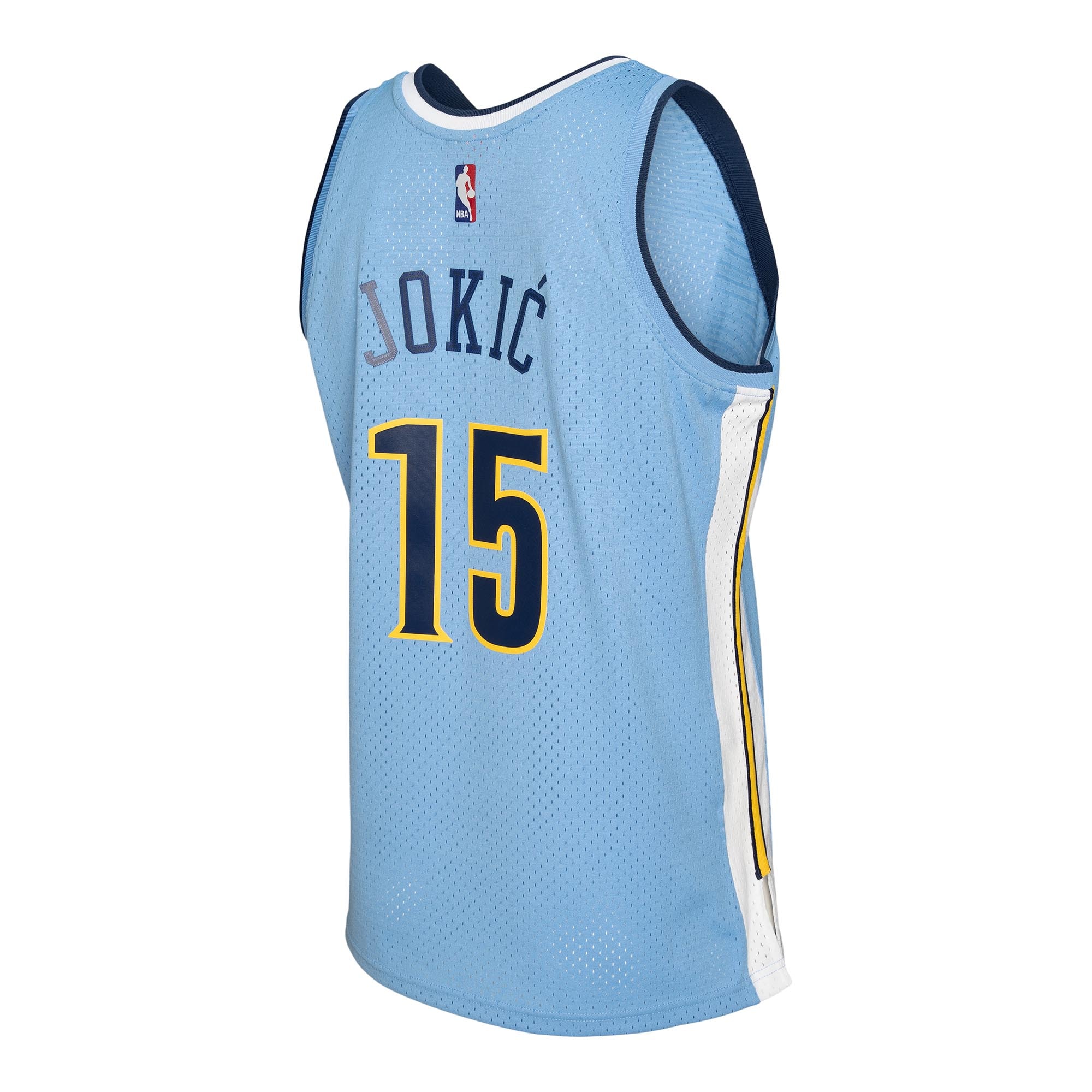 Gohipanda - Nikola Jokic Denver Nuggets 2016/17 Swingman Jersey - Light Blue - Image 4