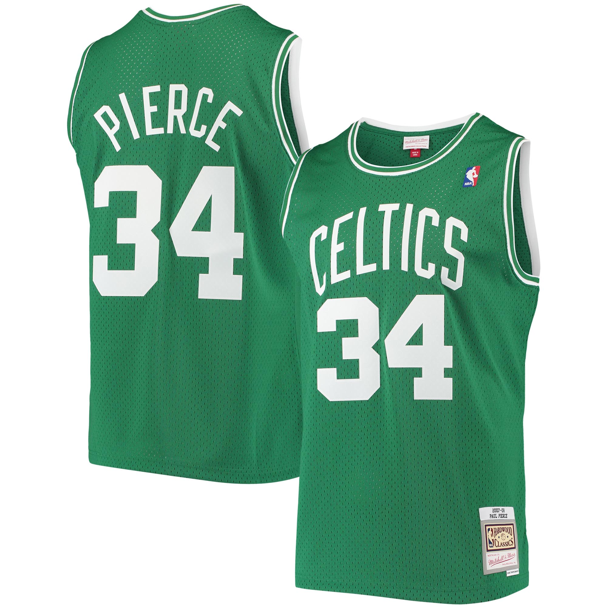 Gohipanda - Paul Pierce Boston Celtics Hardwood Classics Swingman Jersey - Image 5